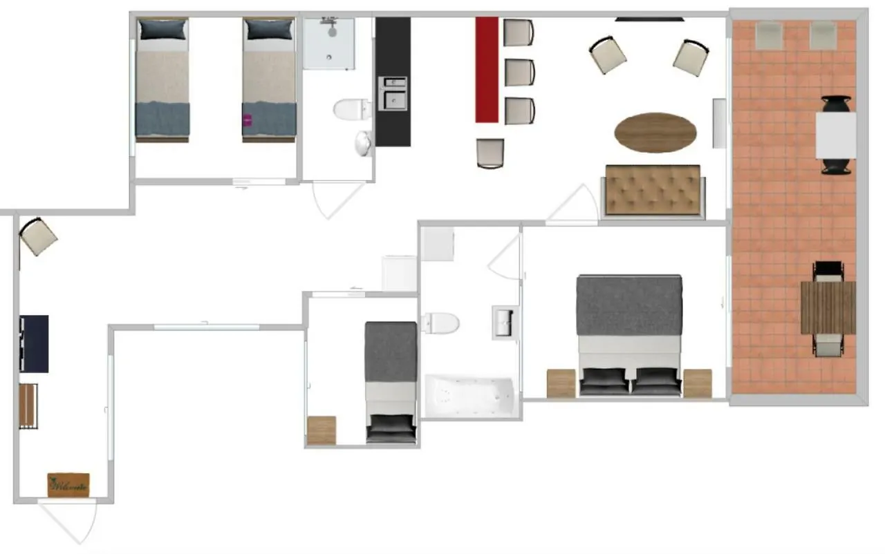 Penthouse Downtown Malaga Apartment Spain